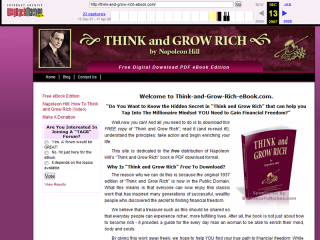Think and Grow Rich eBook: December 2007 Design